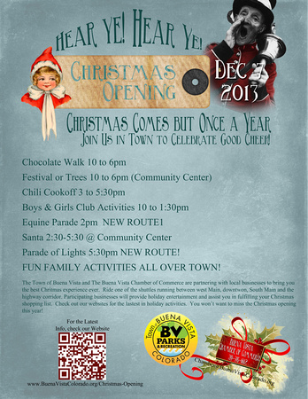 BV Chamber of Commerce - Christmas Opening Poster